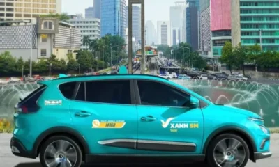 Taksi Mobil Listrik Xanh SM Asal Vietnam Mengaspal di Jakarta