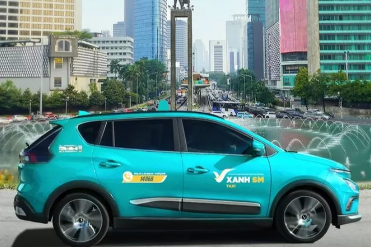 Taksi Mobil Listrik Xanh SM Asal Vietnam Mengaspal di Jakarta