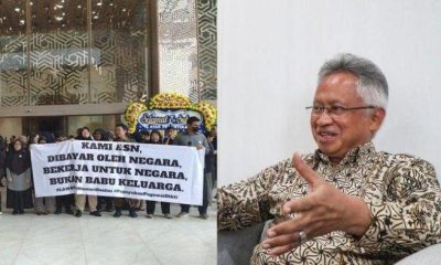 Mendiktisaintek Satryo Tampar Sopir dan Pecat Pegawai, ASN Lakukan Demo