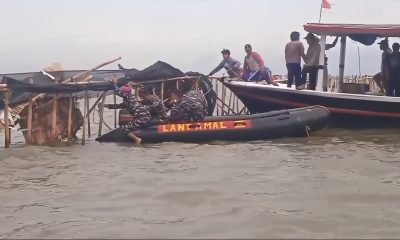 Pembongkaran Pagar Laut Tangerang Oleh TNI AL Dibantu Warga