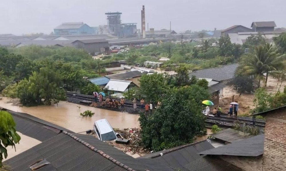 Bandar Lampung Banjir Akibat Hujan Deras Semalaman