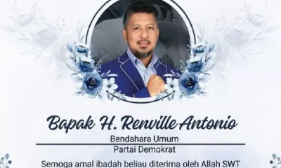 Bendahara Demokrat Renville Antonio Tewas Kecelakaan