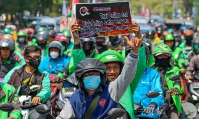 Driver Ojol Demo, Tuntut Dapatkan Hak THR