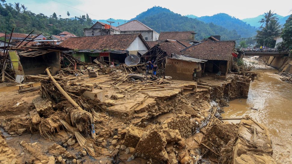 Banjir Bandang Bogor Rendam 257 Rumah dan 1 Sekolah, 1 Tewas