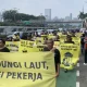 Aksi May Day Digelar di Depan Gedung DPR
