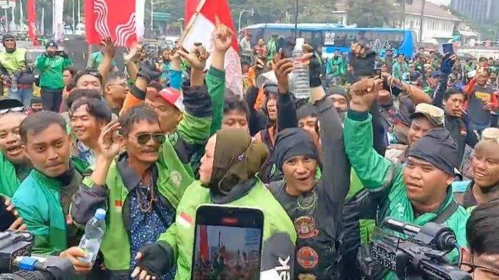 Driver Ojol Demo Besar Besaran Hari Ini