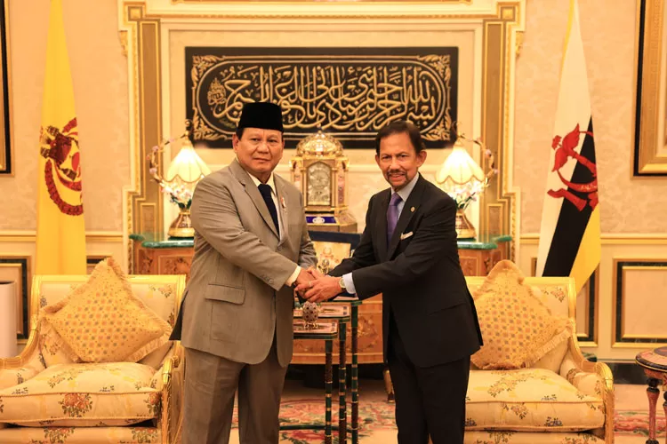 Prabowo Kunjungi Brunei Darussalam Dijemput Putra Mahkota