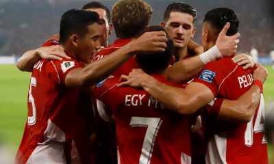 Selebrasi Garuda Usai Cetak Gol Kemenangan